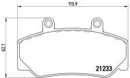 P86006 BREMBO - KLOCKI HAM. PRZEDNIE VOLVO 740-960 87-93