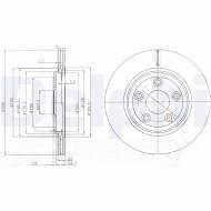BG3512 DELPHI - TARCZA HAM. Jaguar JAGUAR S TYPE, XJ6, XJ8