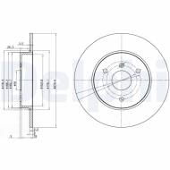 BG3526 DELPHI - TARCZA HAM. PRZEDNIA SMART