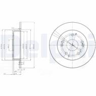 BG3746 DELPHI - TARCZA HAM. TYLNA ?259.7X10 09.2001-> TYPE R