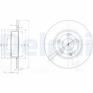 BG3840 DELPHI - TARCZA HAM. MERCEDES A150. A160. B150