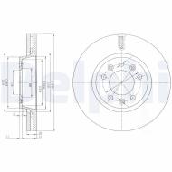 BG4084 DELPHI - TARCZA HAM. CITRO?N DISPATCH. JUMPY / FIAT SCUDO / PEUGEOT EXPERT