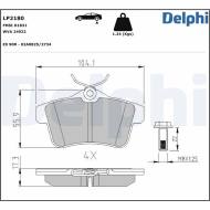 LP2180 DELPHI - KLOCKI HAM. PEUGEOT 3008, 5008, RCZ